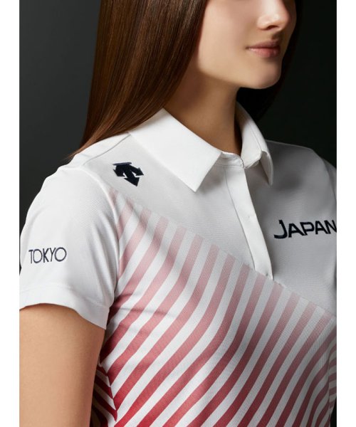 DESCENTE GOLF(デサントゴルフ)/【JAPAN NATIONAL TEAM レプリカモデル】ライジングプリントシャツ【アウトレット】/img03