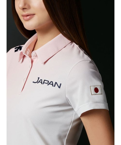 DESCENTE GOLF(デサントゴルフ)/【JAPAN NATIONAL TEAM レプリカモデル】ライジンググラデーションシャツ【アウトレット】/img07