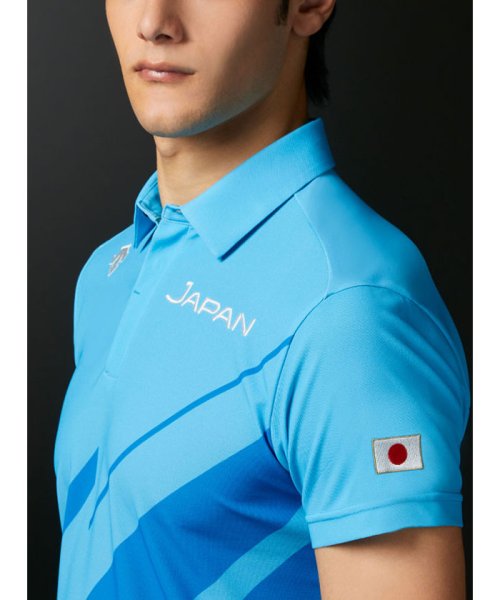 DESCENTE GOLF(デサントゴルフ)/【JAPAN NATIONAL TEAM レプリカモデル】ライジングプリントシャツ/img04