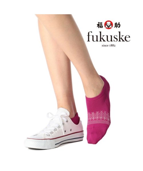 fukuske(フクスケ)/福助 公式 レディース fukuske イージーケア スニーカー丈 ソックス/img01