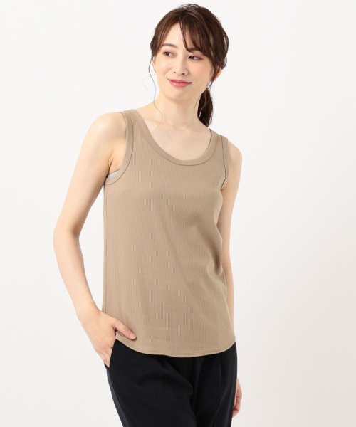 J.PRESS LADIES（LARGE SIZE）(J．プレス　レディス（大きいサイズ）)/スーピマテレコ リブ タンクトップ/img11