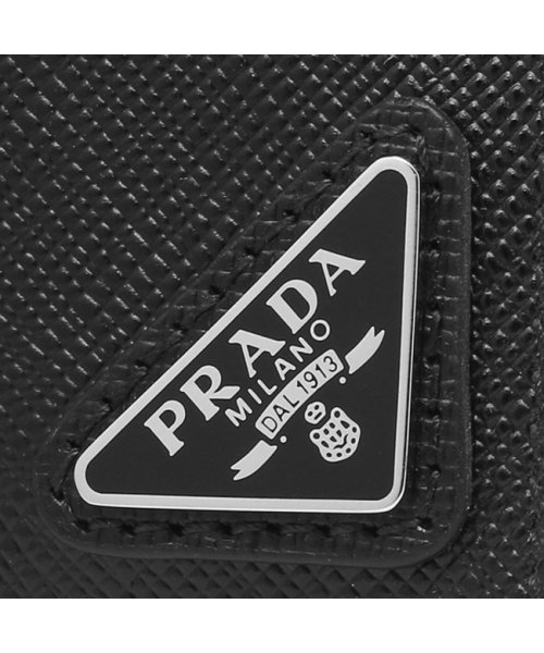PRADA(プラダ)/プラダ カードケース コインケース サフィアーノ トライアングルロゴ ブラック メンズ PRADA 2MC067 QHH F0002/img08
