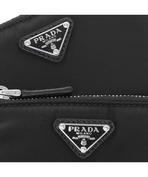 PRADA(プラダ)/プラダ ポーチ ストラップ リナイロン トライアングルロゴ ブラック メンズ レディース PRADA 2TT091 2DMI F0002/img03