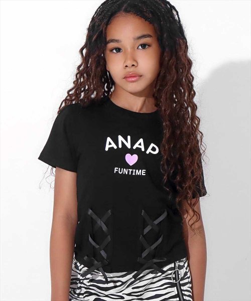 ANAP KIDS(アナップキッズ)/フロントレースアップTシャツ/img03