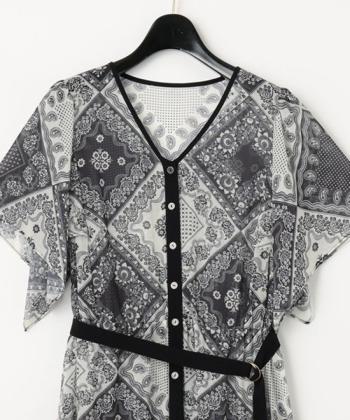 バンダナバイカラーワンピース グレースコンチネンタル Grace Continental Magaseek