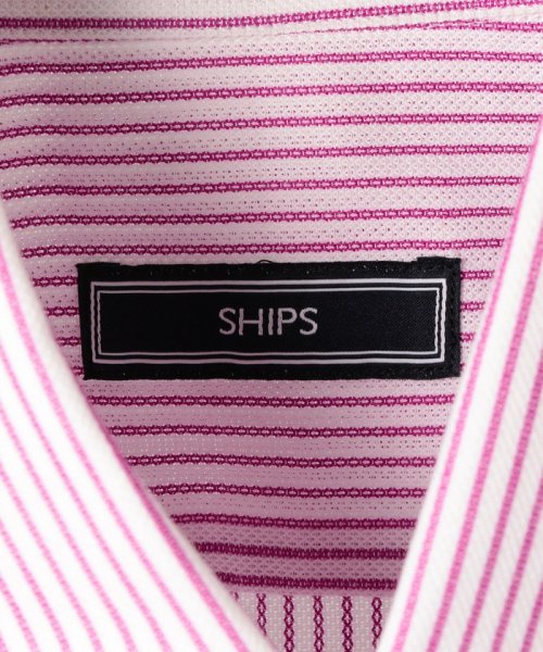 SHIPS MEN(シップス　メン)/SHIPS:【抗菌+防臭】カラミ イタリアン ワイドカラー ストライプ シャツ/img10