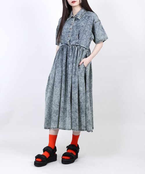 半袖ケミカルシャツワンピース プニュズ Punyus Magaseek