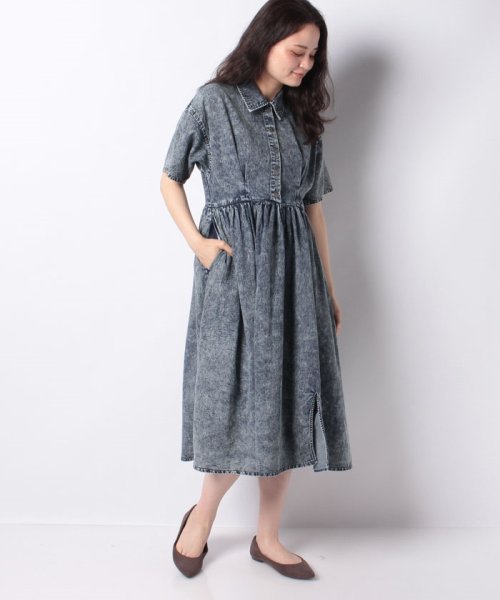 半袖ケミカルシャツワンピース プニュズ Punyus Magaseek 半袖ケミカルシャツワンピース プニュズ Punyus Magaseek