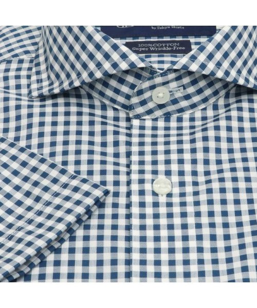 TOKYO SHIRTS(TOKYO SHIRTS)/ワイシャツ 半袖 形態安定 ホリゾンタル 綿100% メンズ/img03