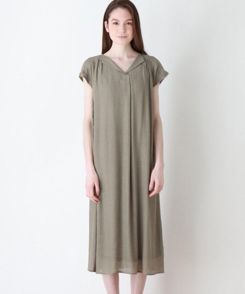 セール 開襟スラブワンピース シューラルー ドレスキップ Shoo La Rue Dreskip Magaseek