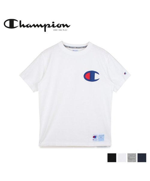 CHAMPION(チャンピオン)/チャンピオン Champion Tシャツ 半袖 メンズ レディース クルーネック SHORT SLEEVE T－SHIRT ブラック ホワイト グレー ネイビー/img02