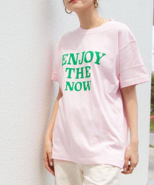 NOLLEY’S(ノーリーズ)/◇【WEB限定】ENJOY THE NOW Tシャツ/img07