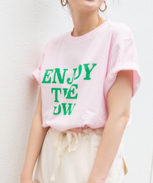 NOLLEY’S(ノーリーズ)/◇【WEB限定】ENJOY THE NOW Tシャツ/img08