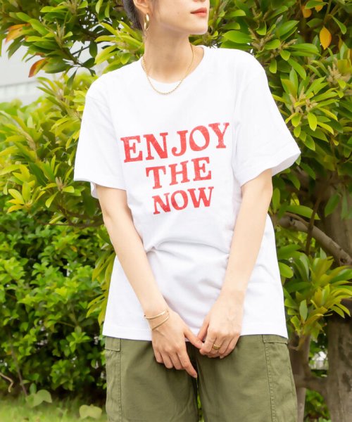 NOLLEY’S(ノーリーズ)/◇【WEB限定】ENJOY THE NOW Tシャツ/img14