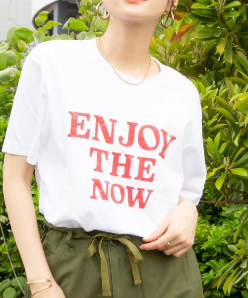 NOLLEY’S(ノーリーズ)/◇【WEB限定】ENJOY THE NOW Tシャツ/img15