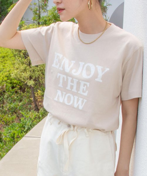 NOLLEY’S(ノーリーズ)/◇【WEB限定】ENJOY THE NOW Tシャツ/img24