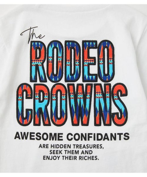 RODEO CROWNS WIDE BOWL(ロデオクラウンズワイドボウル)/キッズアウトドアパターンポケットTシャツ/img02
