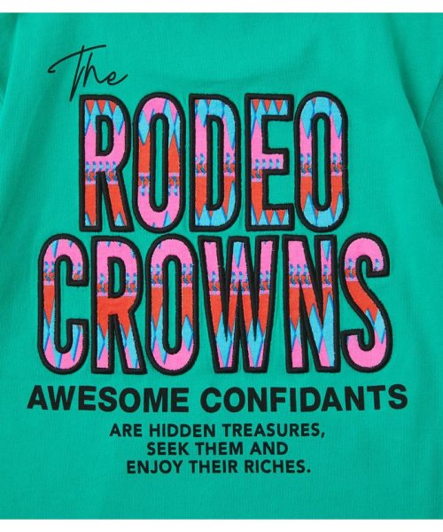 RODEO CROWNS WIDE BOWL(ロデオクラウンズワイドボウル)/キッズアウトドアパターンポケットTシャツ/img16