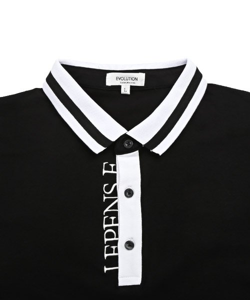 LUXSTYLE(ラグスタイル)/ロゴ刺繍バックプリントポロシャツ/ポロシャツ メンズ 半袖 ロゴ バックプリント 刺繍/img09