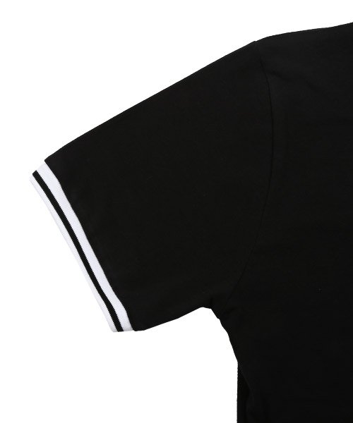 LUXSTYLE(ラグスタイル)/ロゴ刺繍バックプリントポロシャツ/ポロシャツ メンズ 半袖 ロゴ バックプリント 刺繍/img11