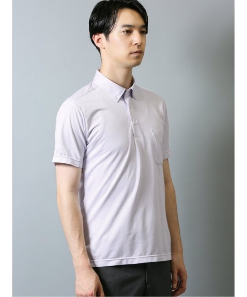 TAKA-Q(タカキュー)/Biz ドライネクスト/DRYNEXT エンボスチェック 半袖ポロシャツ/img08