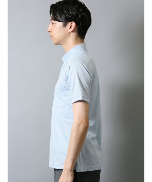 TAKA-Q(タカキュー)/Biz ドライネクスト/DRYNEXT エンボスチェック 半袖ポロシャツ/img11