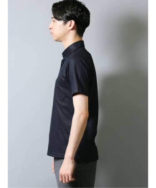 TAKA-Q(タカキュー)/Biz ドライネクスト/DRYNEXT エンボスチェック 半袖ポロシャツ/img16