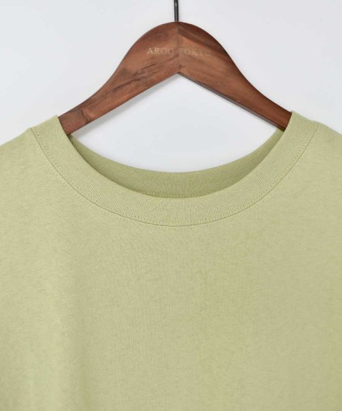 ARGO TOKYO(アルゴトウキョウ)/Frenchsleeve long T－shirt 24037　フレンチスリーブロングTシャツ　フレンチスリーブTシャツ　ロングTシャツ　ベーシックTシャツ　/img14