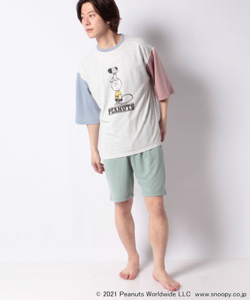 JEANS MATE(ジーンズメイト)/【PEANUTS】BIGTシャツ＆ショーツ　セットアップ  上下組/img08