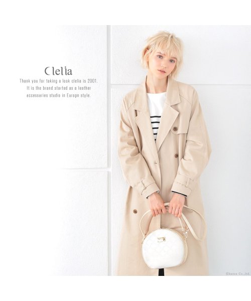Clelia(クレリア)/サークルバッグ レディース ショルダーバッグ ファーハンドル 丸型 2wayハンドバッグ/img03