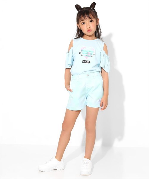 ANAP KIDS(アナップキッズ)/オーロラハート袖フリルトップス/img01