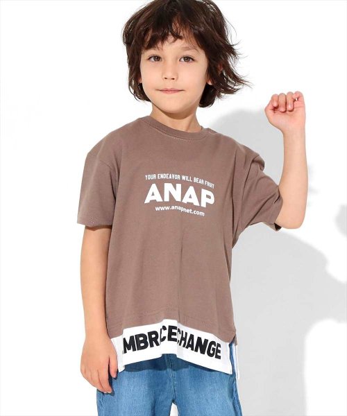 ANAP KIDS(アナップキッズ)/レイヤード風ビッグTシャツ/img07