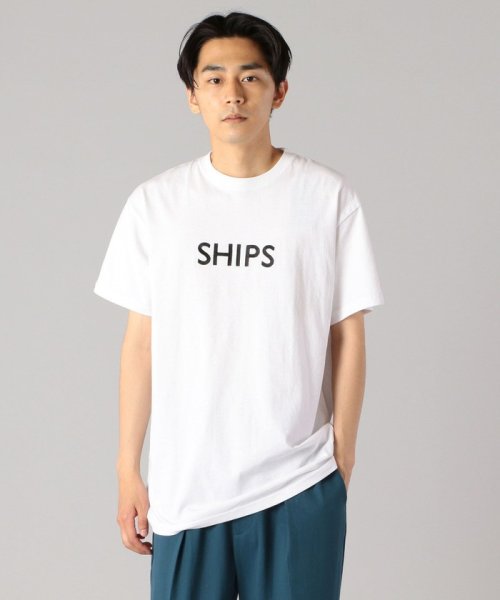 SHIPS MEN(シップス　メン)/SHIPS: ロゴ エンブロイダリー Tシャツ/img09