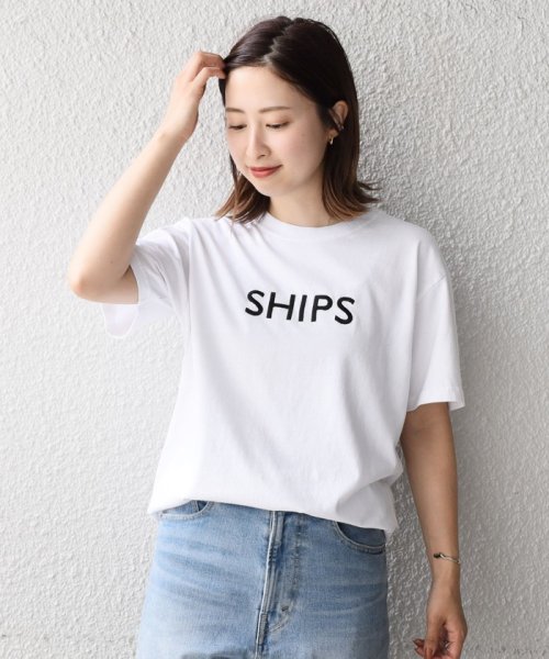 SHIPS MEN(シップス　メン)/SHIPS: ロゴ エンブロイダリー Tシャツ/img17