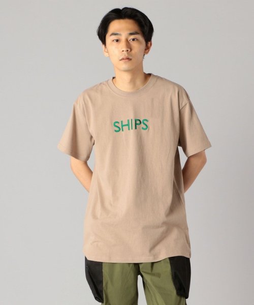 SHIPS MEN(シップス　メン)/SHIPS: ロゴ エンブロイダリー Tシャツ/img32