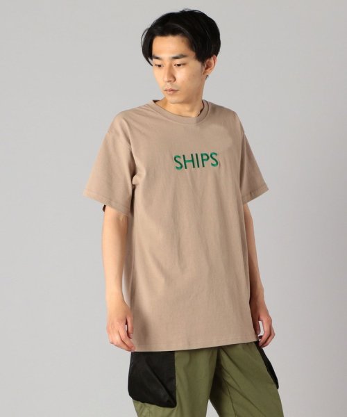 SHIPS MEN(シップス　メン)/SHIPS: ロゴ エンブロイダリー Tシャツ/img35