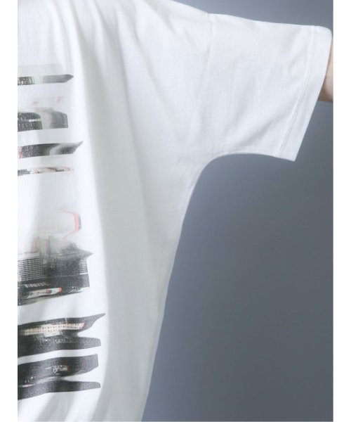 semanticdesign(セマンティックデザイン)/グラフィックアート タックイン半袖BIGTシャツ/img04