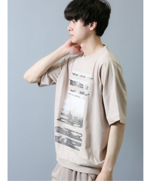 semanticdesign(セマンティックデザイン)/グラフィックアート タックイン半袖BIGTシャツ/img06