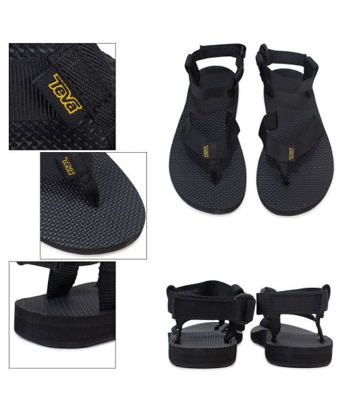 TEVA(テバ)/Teva テバ サンダル オリジナル レディース メンズ WOMENS ORIGINAL SANDAL ブラック トープ 黒 1003986/img02