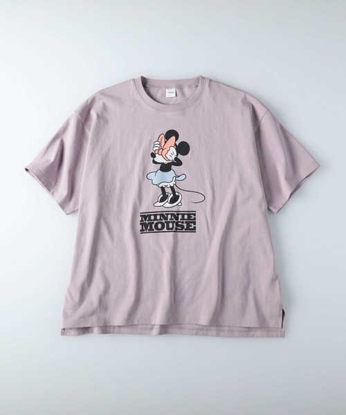 ディズニー プリントtシャツ ミッキー ミニー Disney Disney Magaseek