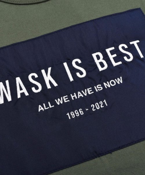WASK(ワスク)/ナイロン ロゴ パッチ レーヤード 天竺 ビッグ 半袖 Tシャツ (100~16/img13