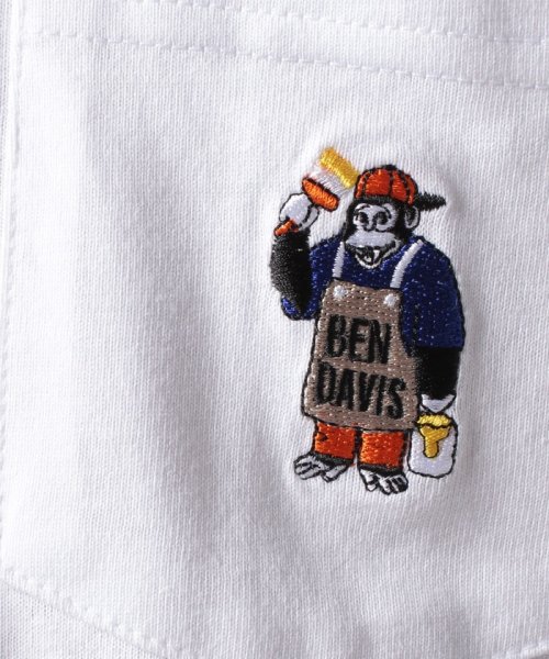 BEN DAVIS(BEN DAVIS)/【別注】【BENDAVIS】 ベンデイビス ポケット 刺繍 Tシャツ/img10