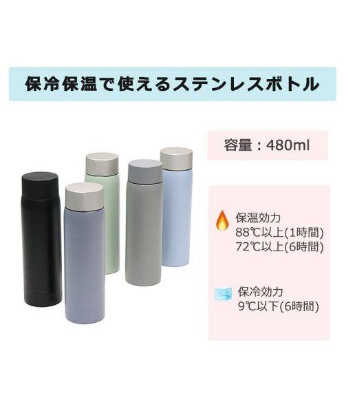 innovator(イノベーター)/【日本正規品】イノベーター ボトル innovator STAINLESS BOTTLE ステンレスボトル マグボトル 水筒 保温 保冷 蓋付き 480ml/img03