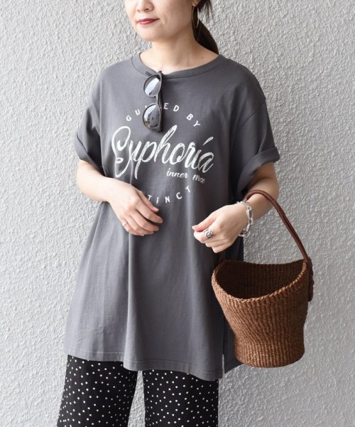 SHIPS WOMEN(シップス　ウィメン)/《一部追加予約》*カレッジ ビッグ TEE◆/img50