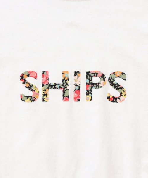 SHIPS MEN(シップス　メン)/【WEB限定】SHIPS: SCREEN STARS（Ｒ）ボディ SHIPS ロゴ フラワー柄 Tシャツ/img28