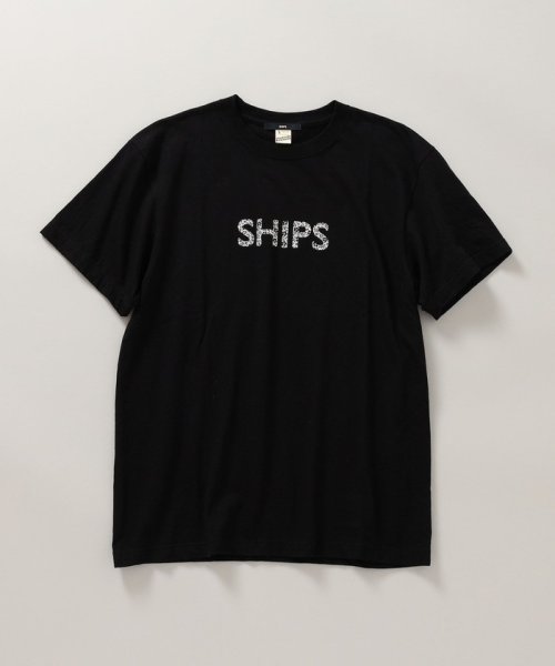 SHIPS MEN(シップス　メン)/【WEB限定】SHIPS: SCREEN STARS（Ｒ）ボディ SHIPS ロゴ フラワー柄 Tシャツ/img29