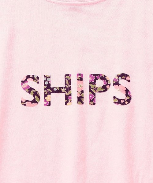 SHIPS MEN(シップス　メン)/【WEB限定】SHIPS: SCREEN STARS（Ｒ）ボディ SHIPS ロゴ フラワー柄 Tシャツ/img32
