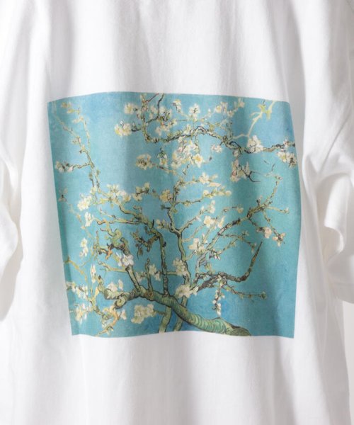 GLOSTER(GLOSTER)/【Art collector】 VINCENT VAN GOGH バックプリント アーティストフォトTシャツ/img11