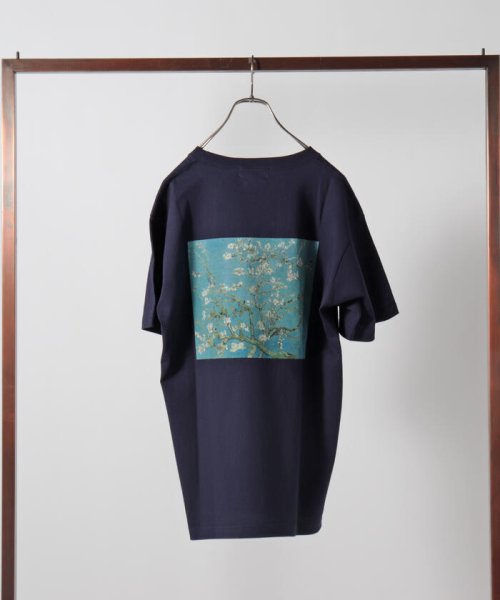 GLOSTER(GLOSTER)/【Art collector】 VINCENT VAN GOGH バックプリント アーティストフォトTシャツ/img14