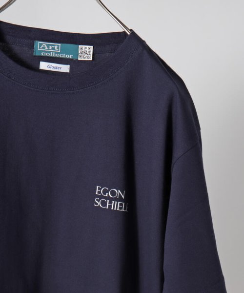 GLOSTER(GLOSTER)/【Art collector】EGON SCHIELE バックプリント アーティストフォトTシャツ/img12
